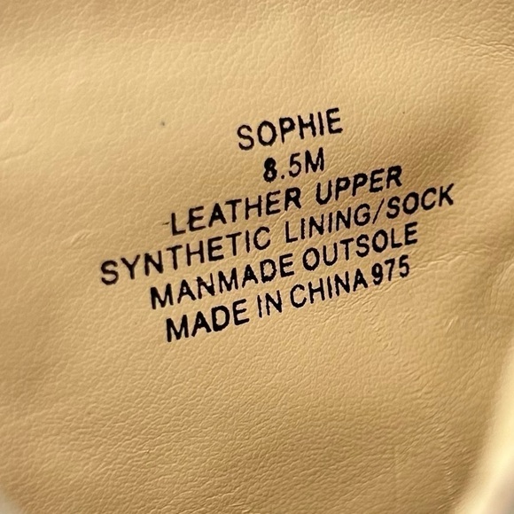 Steve Madden Taupe Sophie Sandals Peep Toe, Tie Up Mule Bootie Size 8.5 - Picture 10 of 12